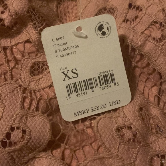 Free People adella shorts in lace size XS NWT - Picture 5 of 7